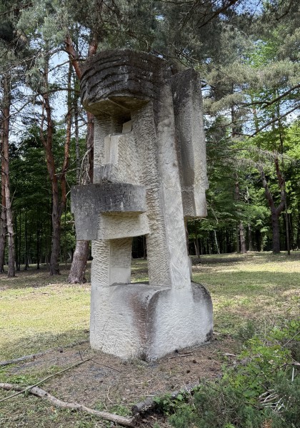 The sculpture park from Căsoaia