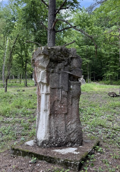 The sculpture park from Căsoaia