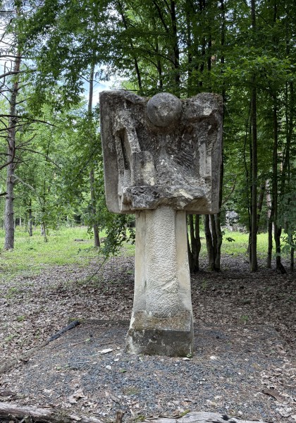 The sculpture park from Căsoaia