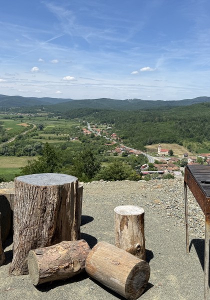 The touristical point from Căpruța